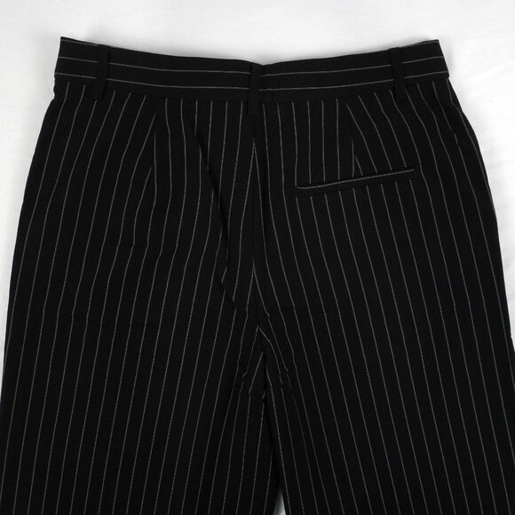 Reformation Carter Mid Rise Pant in Black Stripe Women's Size US 6 (NWT) - Picture 4 of 9